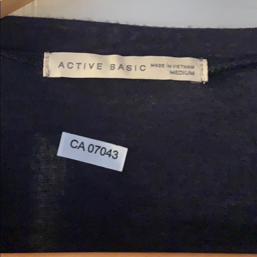 Navy Active Basic Tee - Picture 2 of 3
